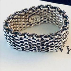 Tiffany & Co Somerset Mesh Ring